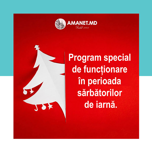 Programul de lucru pentru 25 decembrie și 6 ianuarie 2025